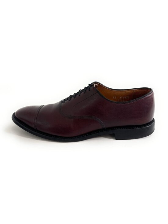 Allen Edmonds Park Avenue Cap Toe Oxford Size 12 C Burgundy Leather Dress Shoe main image 5